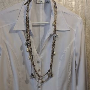 Beautiful Statement Necklace in Long Layers